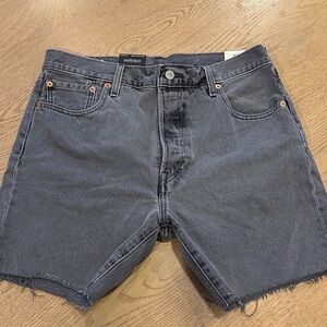 Levi's 501 '93 shorts Charcoal Black Cutoff Denim Shorts NWT W34